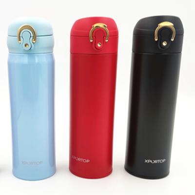 China Sustainable Hot Sale Business Insulated Double Wall Vacuum Flask 500ml Stainless Steel Water Bottle for sale