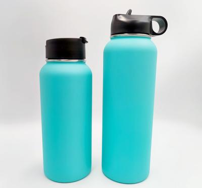 China Viable Wholesale Double Wall Stainless Steel Vacuum Flask Stainless Steel Bottle Powder Coating In Stock for sale