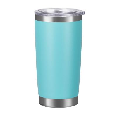 Chine Sustainable Double Wall Stainless Steel Vacuum Insulated Tumbler 20oz With Lids And Straw à vendre