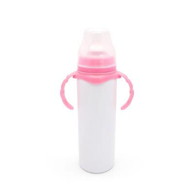 China Sustainable Double Wall Vacuum Water Drinking Stainless Steel Sublimation Bottle With Straw For Kids zu verkaufen