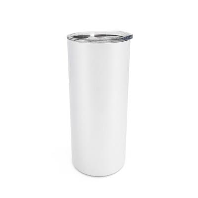 China Viable Tumbler 15oz Sublimation Empty Travel Mug Stainless Steel Tumbler With Straw à venda