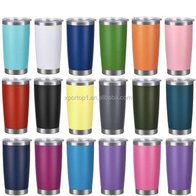 China Prower Sustainable Coating 20oz Double Wall Insulated Outdoor Vacuum Stainless Steel Cups Camping Travel Mug à venda