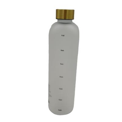 China Sustainable Sport 1000ml Water Bottle With Face Bottle Frosted Plastic Sport Bottle BPA FREE en venta