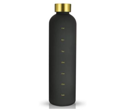 China Large Capacity Sustainable Weather Marker Frosted Tritan Bottle Plastic Sport Bottle 1.0L for sale