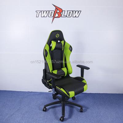 China (Size) Silla Adjustable Rotatable Black Green Blue Gaming Chair PC Gamer Factory Directly for sale