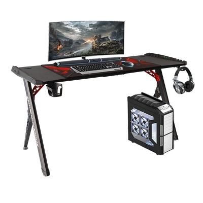 China (Other)Adjustable OEM Curing Custom E-sports RGB Gaming Table With Lights Room Adjustable Computer Desk Gaming Desk for sale