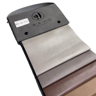 China MJR04721#2021 New Technology Fabric 100% Polyester Sofa Fabric Water Resistant And Full Gloss Leather for sale