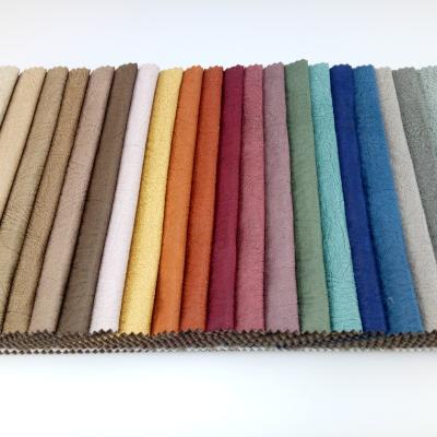 China New Design Waterproof Sofa Fabric Bronze Thick Fabric Suede Fabric for sale