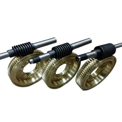 China Iron Alloy Globe Worm Wheel Gear Set for sale