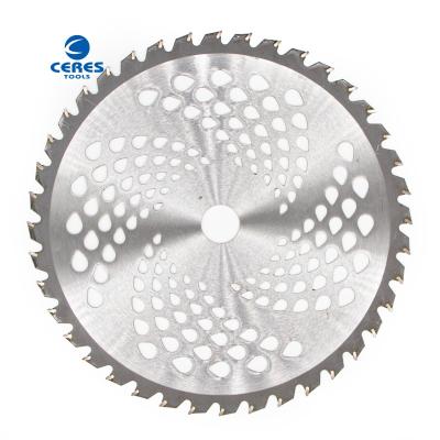 China YG8C double Manganese steel tipped TCT circular saw blade for grass cutting for sale