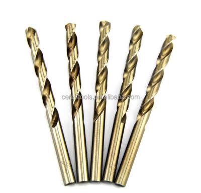 China China Factory Directly supply HSS M35 5% cobalt DIN338 standard full ground twist drill bit for metal drilling for sale