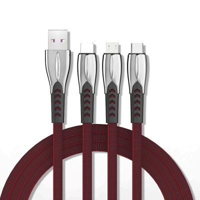 China High Quality Phone USB Cable for USB Charging Cable 3 in 1 Mobile Phone Magnetic USB Cable à venda