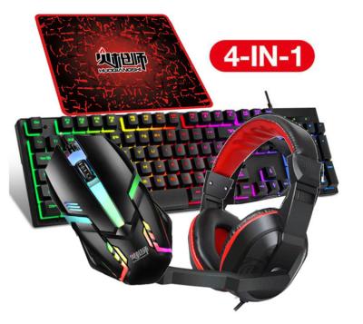 China Anti-Falling Mousepad 5 Amazon Gaming OEM Keyboard Mouse Combo Backlit Headset In Mouse 1 Pack Keyboard Combos zu verkaufen