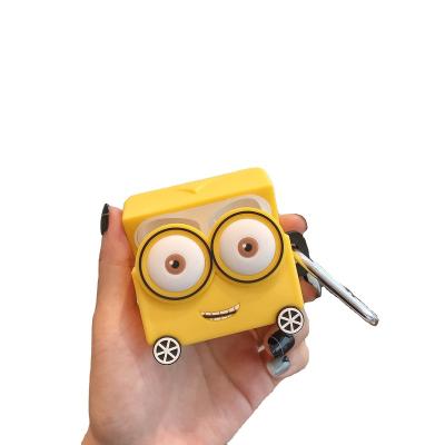 China Minions Stylish Suitcase Soft Silicon Cover Device Case For Airpods Pro Case Off Square And Cute Yellow en venta