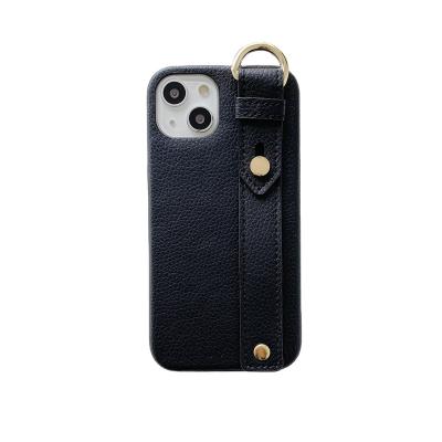 China Eco-friendly Pattern Cell Phone Case With Wrist Strap For iphone Cell Phone Case Girly Phone Case for sale