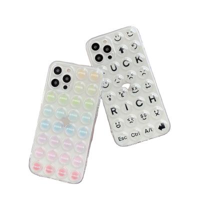 China Eco-friendly tpu unzip button cell phone case smile pattern phone case for iphone cell phone case for sale