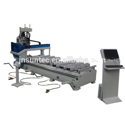 China Hotels panel processing with lug-and-rail table PTP machine with automatic tool change milling drilling boring center for sale