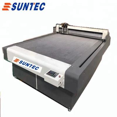 China Laser CUTTING Acousitic Groove Cutters Acousitic Decoration Funiture V Sunboard Board Oscillating Knife Cutting Machine for sale