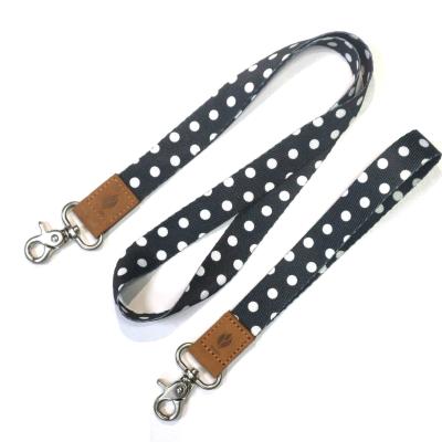 China New Design Polyester Personalized Print Woven Custom Key Chain Lanyard for sale