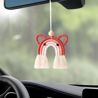 China Multifunctional Macrame Cat Shaped Car Diffuser Charms of Low Price for sale