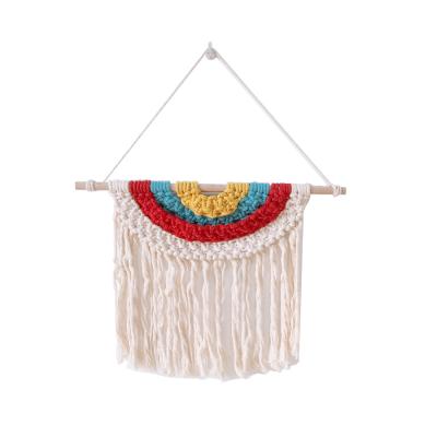 China Multifunctional Customized Boho Baby Room Decor Macrame Wall Hanging for sale