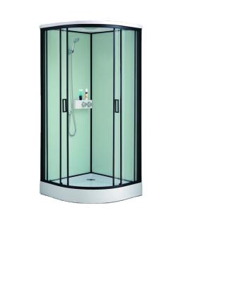 China High quality Modern Cheap transparent glass shower cabin shower room with tray for bathroom for sale