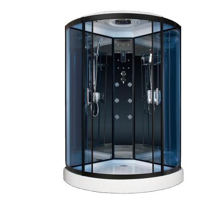 China Tempered Glass 6mm Steam Tempered Glass Shower Cabin With Computer Panel for sale