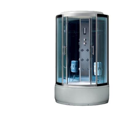 China H-22 Aluminum Alloy Tempered Glass Aluminum Shower Enclosure ABS Shower Cabins for sale