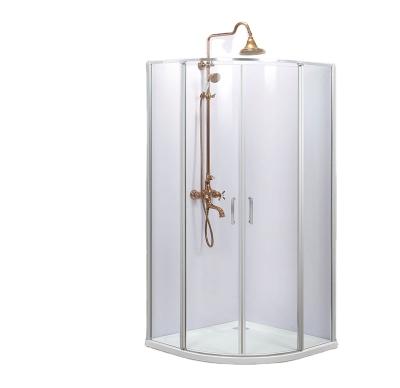 China Narrow uae shower cubicle door glass thickness 6 mm tempered glass with frame for sale