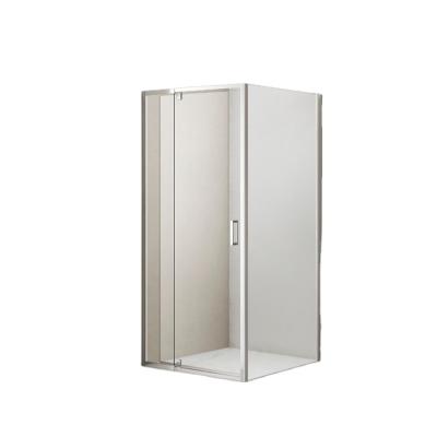 China AX-2203 Rectangle Pivot Shower Enclosure Square Shower Cabin With Polished Frame for sale