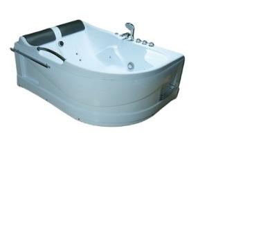 China 2 Person Whirlpool Massage Bathbub With Faucet Acrylic Massage Bathtub 1700*1200*650mm Acrylic Materials for sale