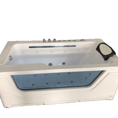 China 2 Person Whirlpool Acrylic Massage Bathtub With Faucet And Light for sale