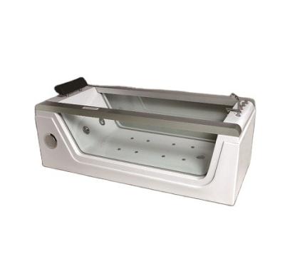 China Acrylic Whirlpool Acrylic Massage Bathtub With Air Motor And Light for sale