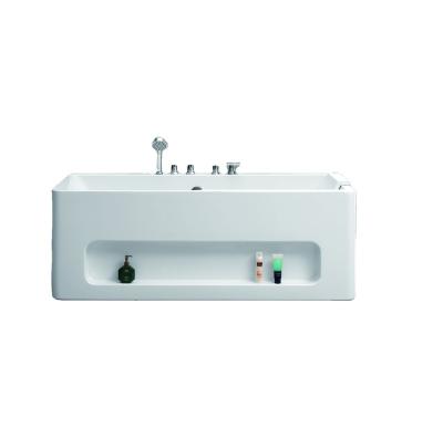 China White Colour Whirlpool Cheap Freestanding Bathroom Acrylic Bathtub for sale