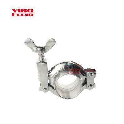 China Tri 3A/SMS Sanitary Dairy Milk Beverage Brewing Beer Wine Steel Pipe Fittings Stainless Flange + 2 Welding Tips + Fitting Flange Full Set for sale