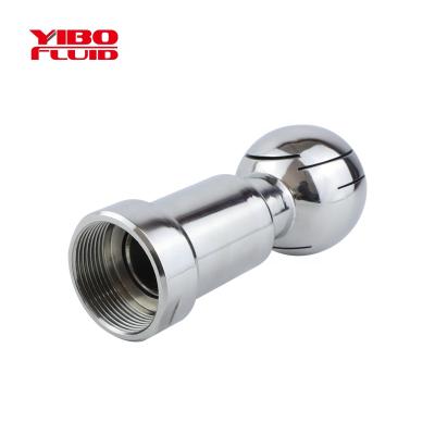 China Sanitary Cleaning Ball Stainless Steel BSP/NPT Tank Cleaner Spray Cleaning Ball Hygienic Rotary Thread End for sale