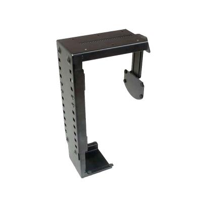 China Adjustable (Height) Under Desk Mount Hanging Height And Width Adjustable Computer Tower Steel CPU Case Rack Mount for sale