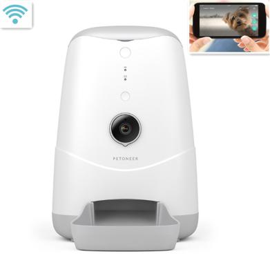 China Smart Wifi Automatic Remote Electronic Automatic Dog App Tuya Cat Food Feeding Dispenser Intelligent Auto Feeder for Pet with Timer Camera for sale