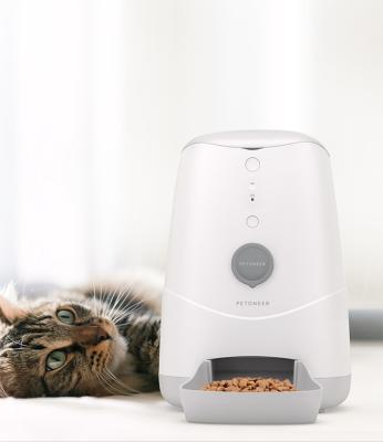 China Wholesale Tuya Smart Wi-Fi Automatic Automatic Electric Plastic Dry Food Pet Dispenser Automated Feeder For Cats Dogs for sale