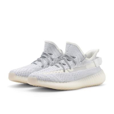 China 2022 Brand Custom Logo v2 shoes color men yeezy reflective women 350 cushioning knitting Sports shoes Running_Sneakers Yeezys for sale