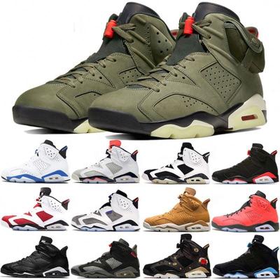 China Cushioning 2022 Upper Men Women Air Outdoor Sports Shoes aj Chaussures De Sneakers Air Cushion Basketball Shoes Brand Shoes 6 Retro for sale