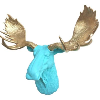 China Europe Polyresin Wall Hanging Animal Deer Head for sale