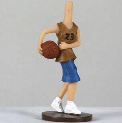 China U. S.A Resin Basketball Shake Main Body Of Doll Body Crafts for sale