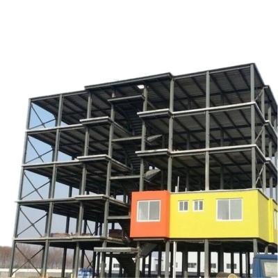 China Modern Modular Prefab Steel Structure High Rise Building With Good Insulation for sale