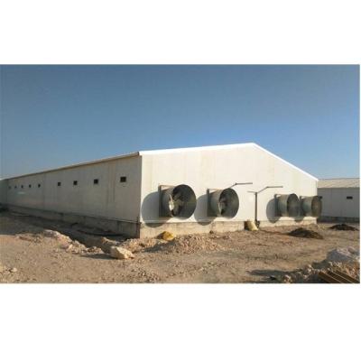 China Traditional China Supplier Prefabricated Steel Structure Chicken Broiler House Poultry Farm Shed Building for sale