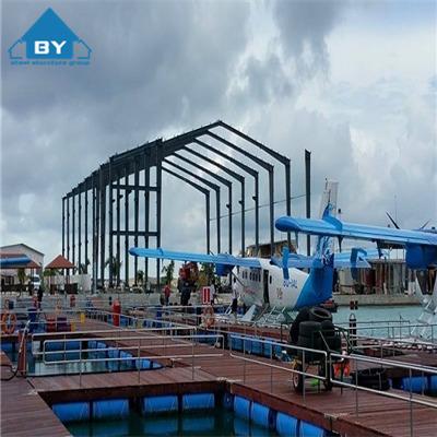 China Modern Prefab Modular Multistory Quick Assemble Tubular Truss Frame Aircraft Hangar Building for sale