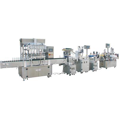 China High efficiency factory price automatic bottle capping and filling labeling machine for sale