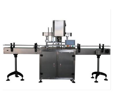 China Manual Operation Fully Automatic Round Fruit Juice Aluminum Tin Cans Food Canning Sealing Machine for sale