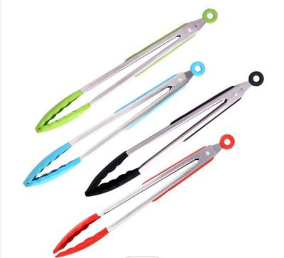 China Antirust Silicone Kitchen Tongs , Grillhogs Barbecue Grill Tongs 3pcs for sale