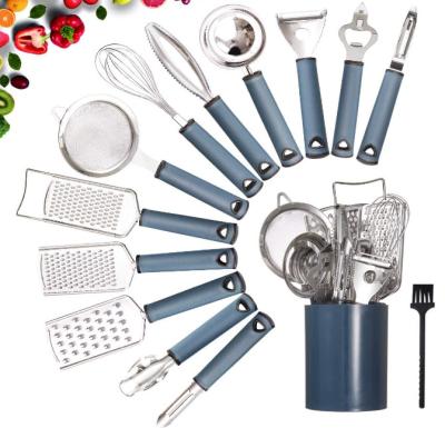 China Antiscalding Cooking Utensils For Stainless Steel Cookware 12pcs Odorless for sale